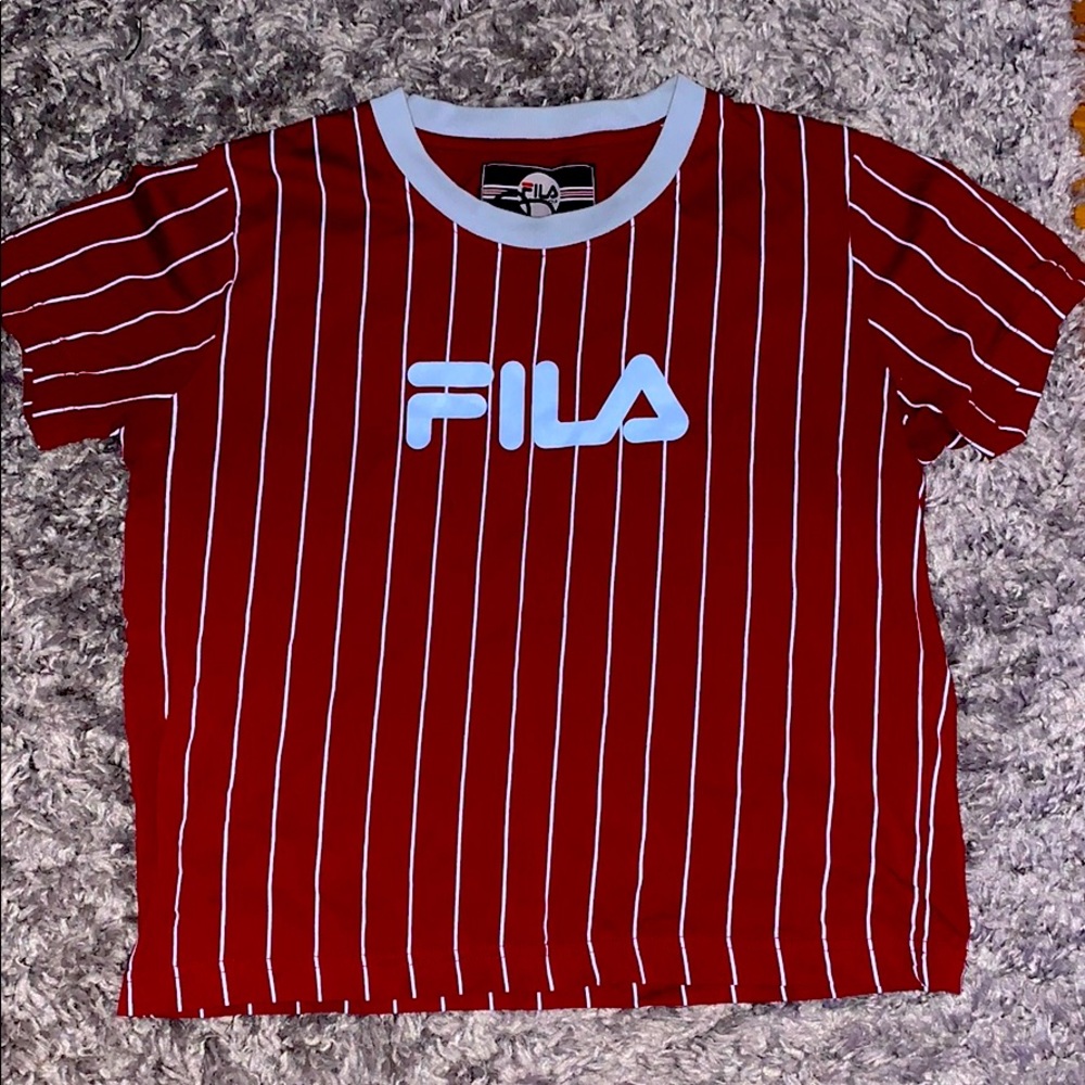 Juana Cropped Fila T-shirt